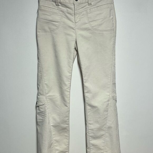 ATHLETA Corduroy Bone Dipper Cargo Flare Pants Sz 10 - Picture 4 of 6